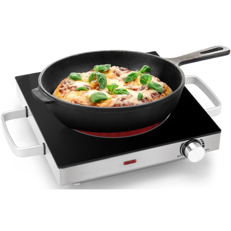 PROFI COOK plaque de cuisson infrarouge PC-EKP 1210, vitrocéramique 205 mm, 2000 watts